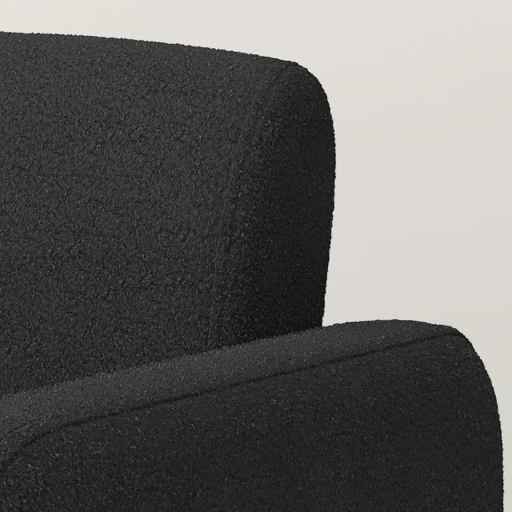 Upholstered Single Sofa Chair with Armrests, Comfortable Seating for Dining Room, Living Room, Bedroom, Reception Area