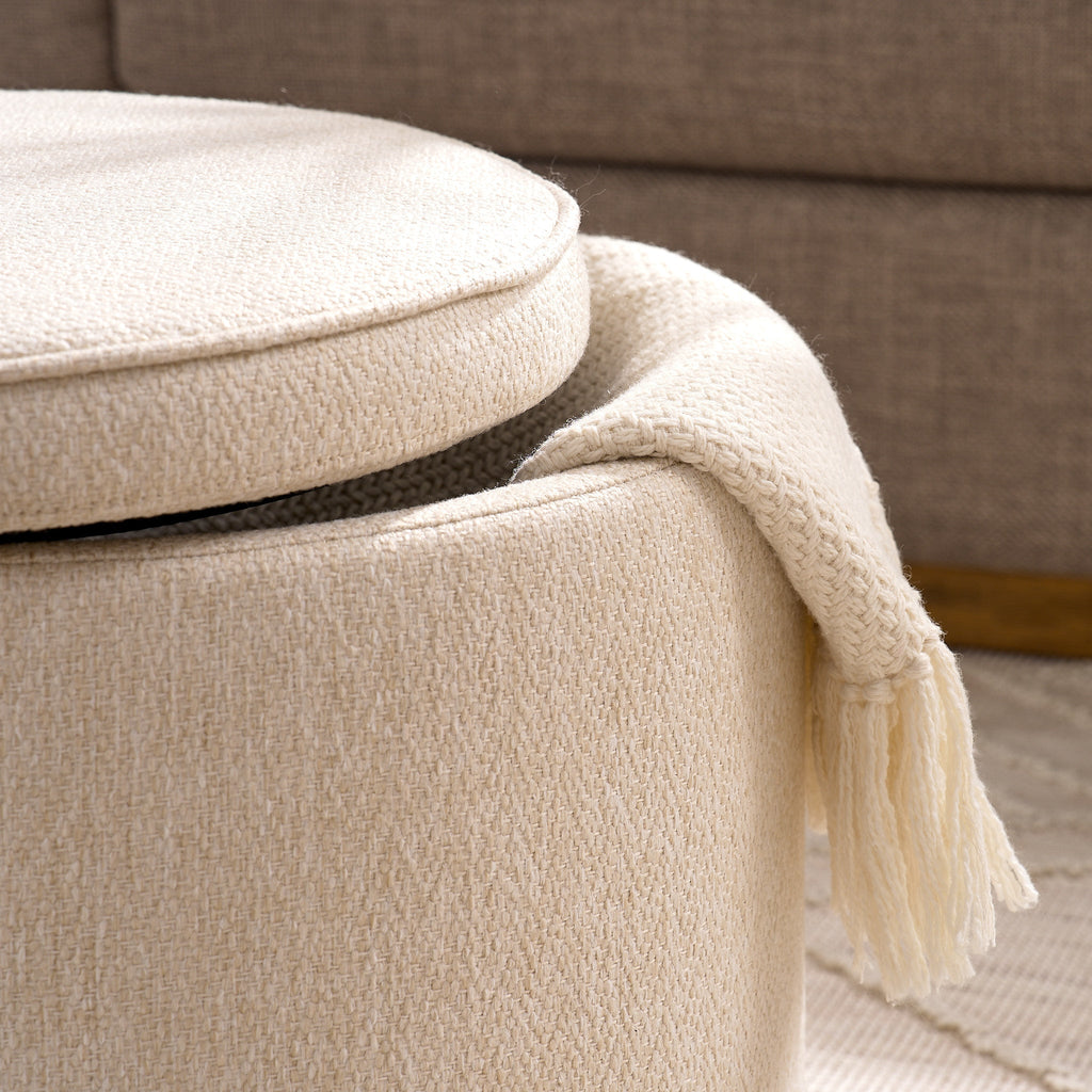 Ottoman, multi-functional combination set table Ottoman, combination of Ottoman and table, with drum stool, with storage space