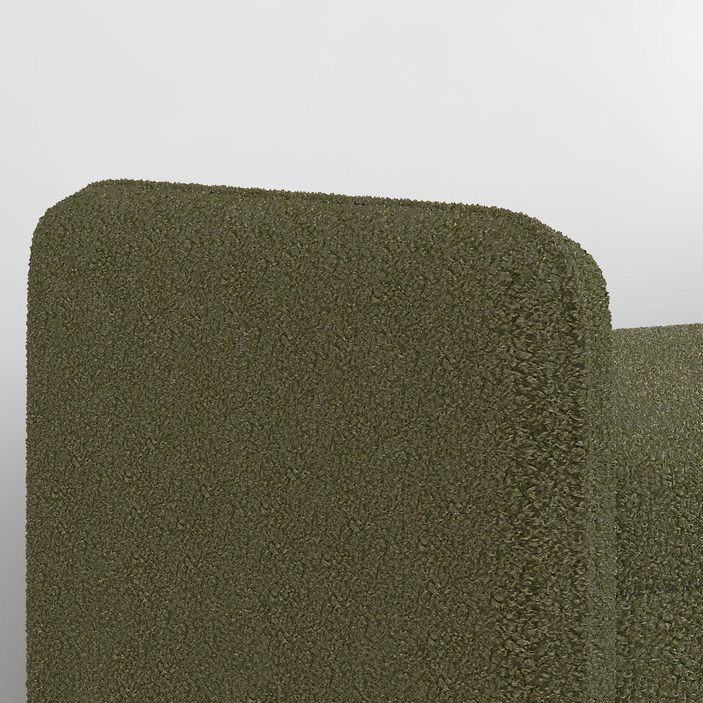 Teddy Velvet Storage Ottoman Chair with Hidden Storage Space, Soft & Stylish, Ideal for Apartments, Living Rooms, Bedrooms