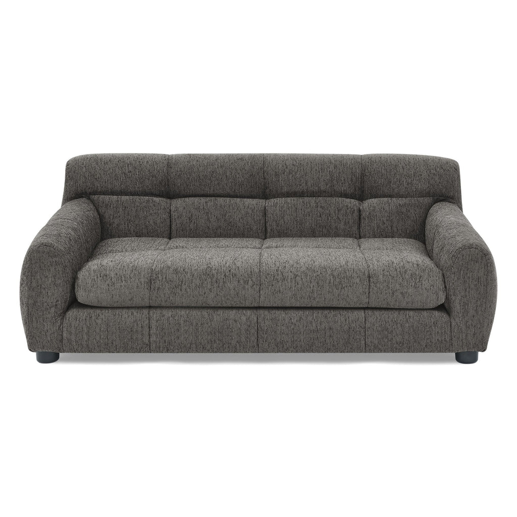 Soft and comfortable pet sofa with backrest and armrests, suitable for modern rectangular pet sofas for small and medium-sized dogs