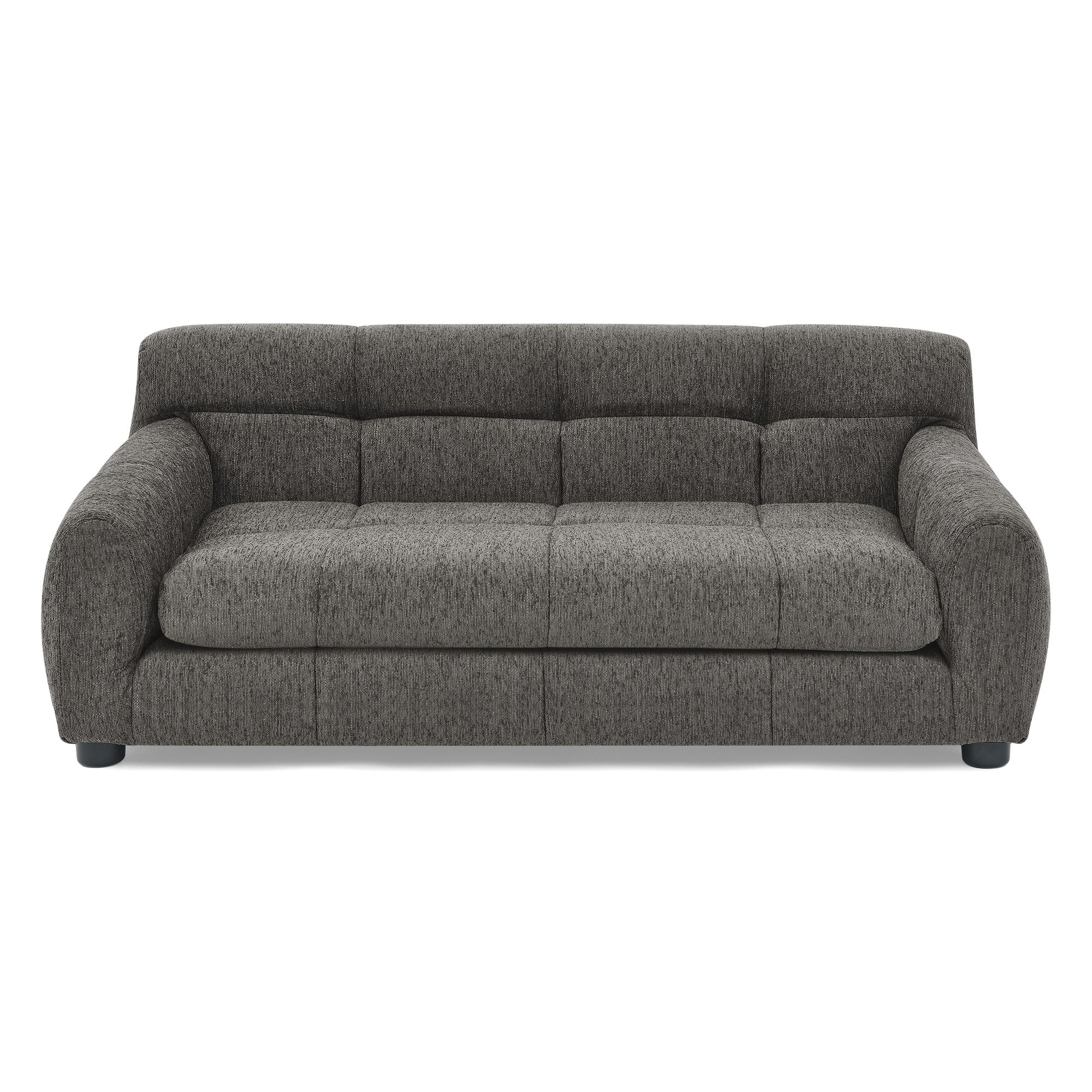 Soft and comfortable pet sofa with backrest and armrests, suitable for modern rectangular pet sofas for small and medium-sized dogs