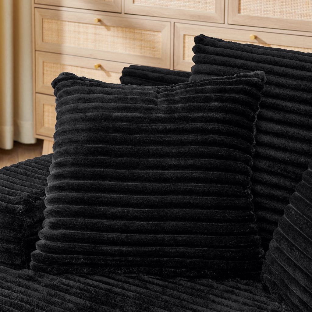 Single lazy sofa lounge chair, no assembly required, made of velvet fabric, fluffy modern single lounge chair, used for indoor living rooms and bedrooms