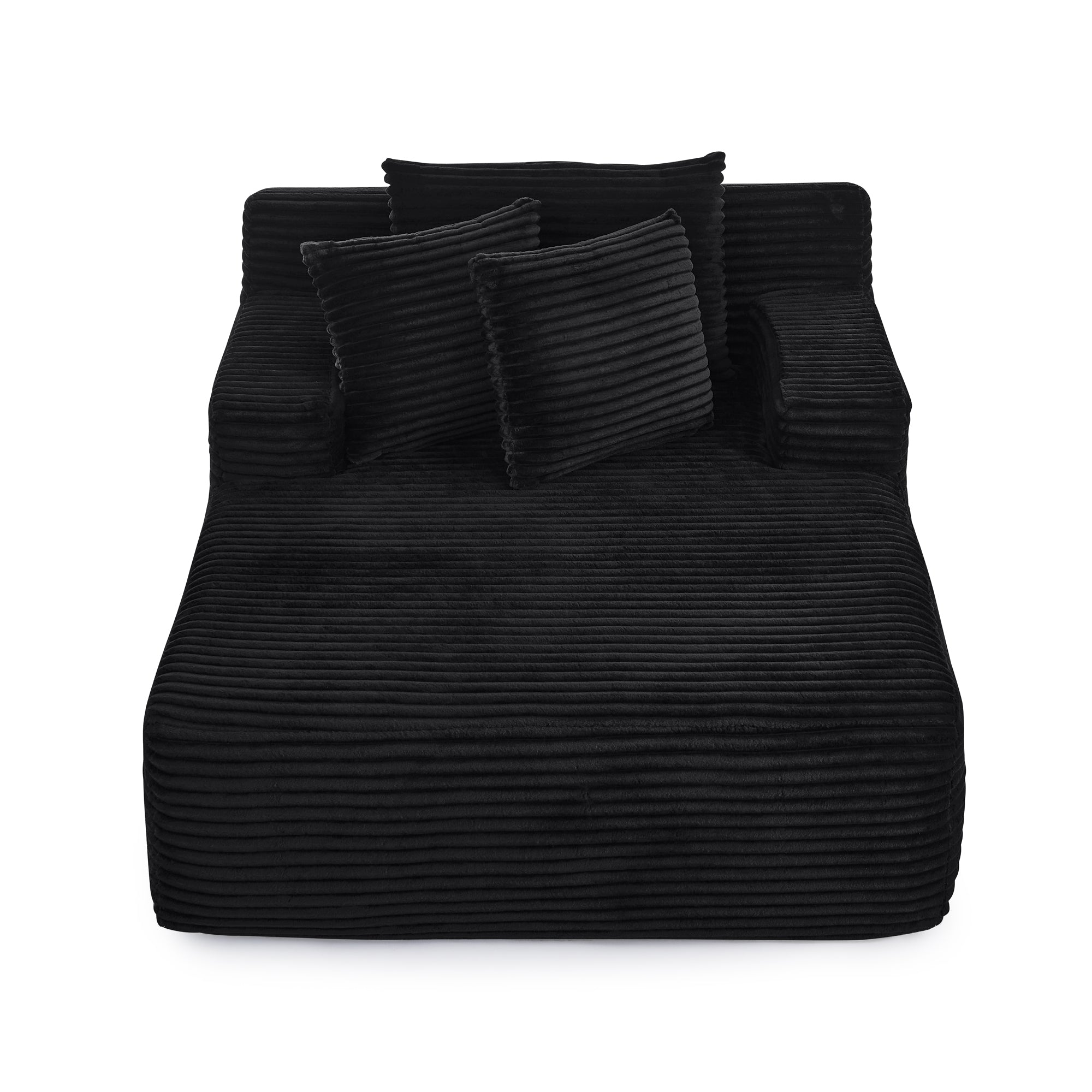 Single lazy sofa lounge chair, no assembly required, made of velvet fabric, fluffy modern single lounge chair, used for indoor living rooms and bedrooms