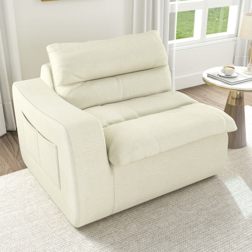 Lazy Floor Sofa,Modern armless and backless sofa chair,Comfy Accent Bean Bag Couch,suitable for living room bedroom office