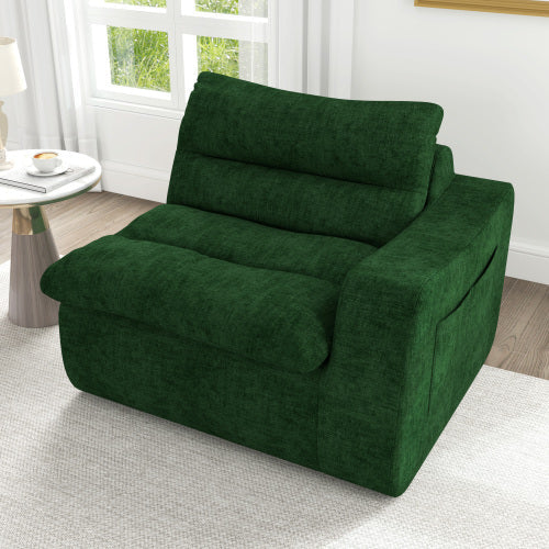 Lazy Floor Sofa,Modern armless and backless sofa chair,Comfy Accent Bean Bag Couch,suitable for living room bedroom office