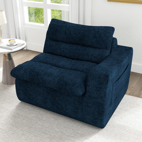 Lazy Floor Sofa,Modern armless and backless sofa chair,Comfy Accent Bean Bag Couch,suitable for living room bedroom office