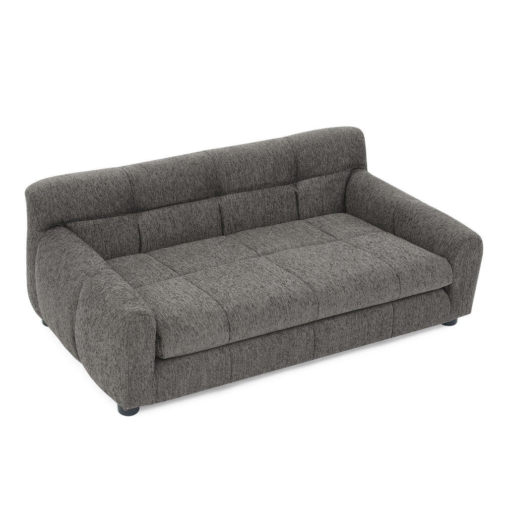 Soft and comfortable pet sofa with backrest and armrests, suitable for modern rectangular pet sofas for small and medium-sized dogs