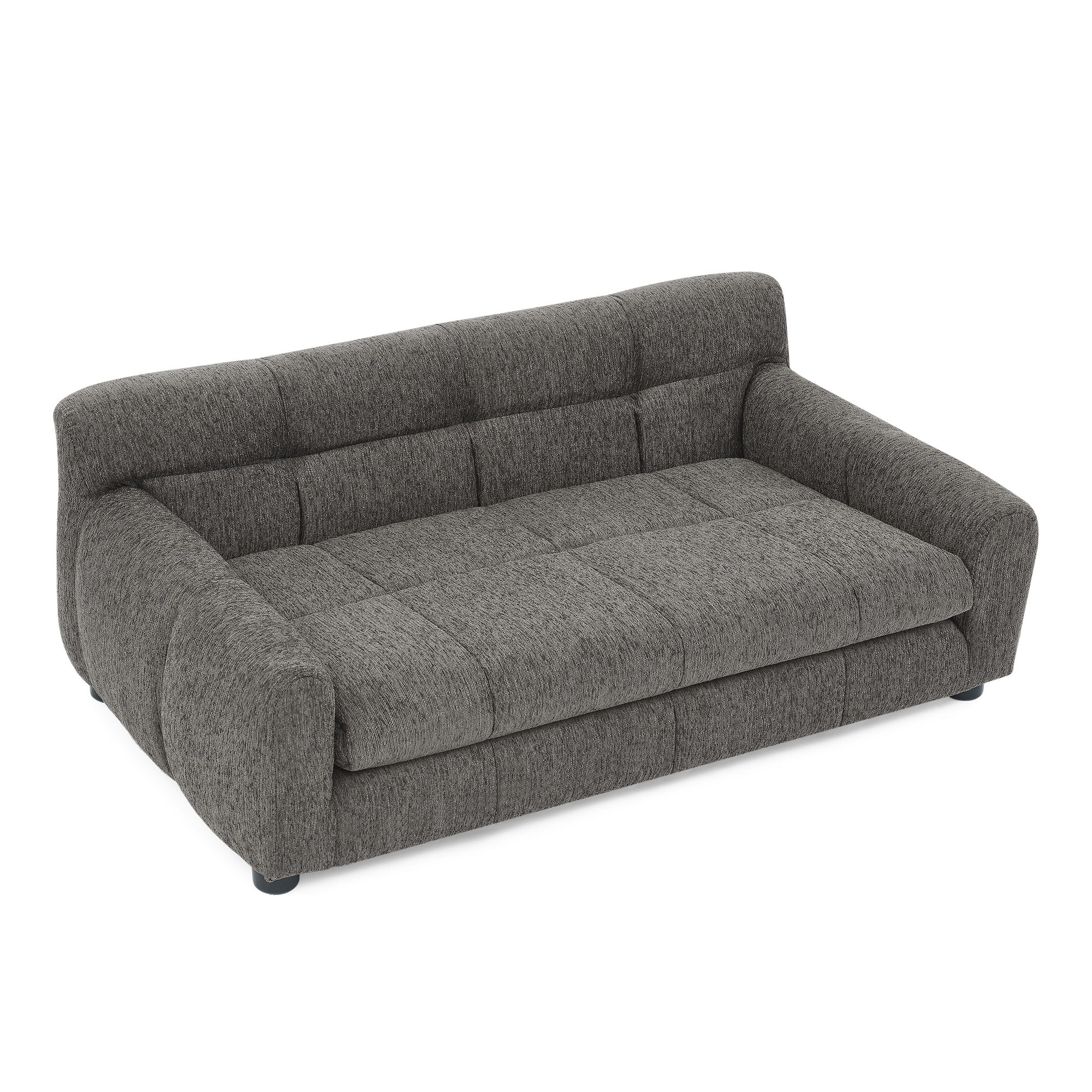 Soft and comfortable pet sofa with backrest and armrests, suitable for modern rectangular pet sofas for small and medium-sized dogs